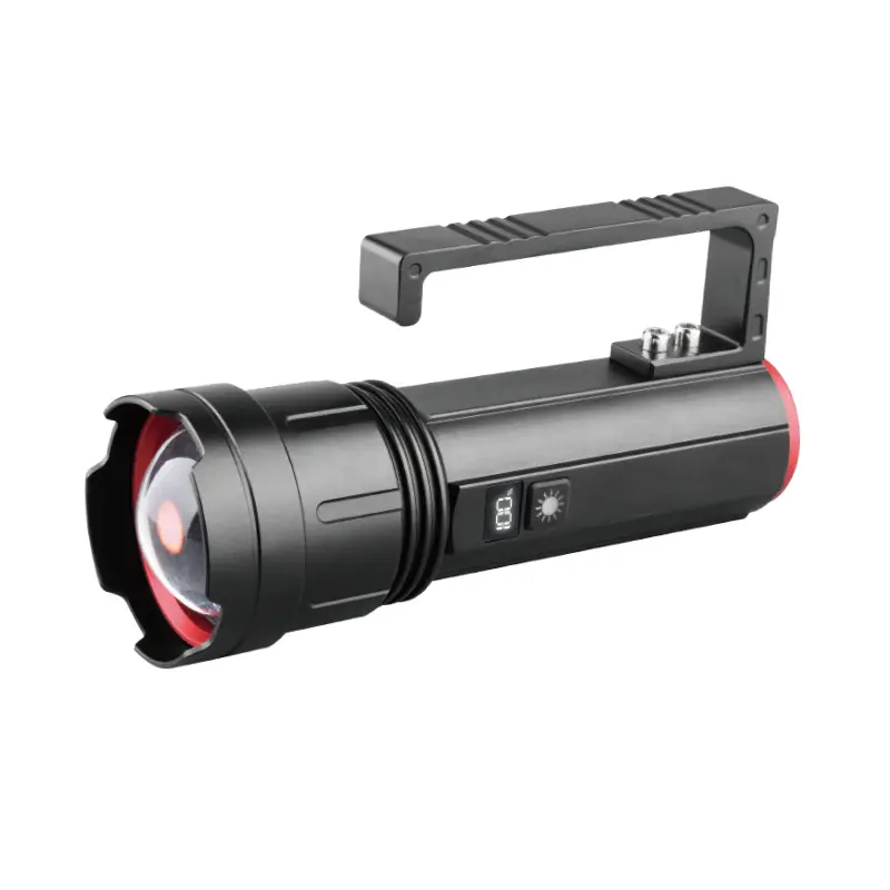 Ręczna latarka laserowa o mocy 50 W, z możliwością ładowania, z białym laserem